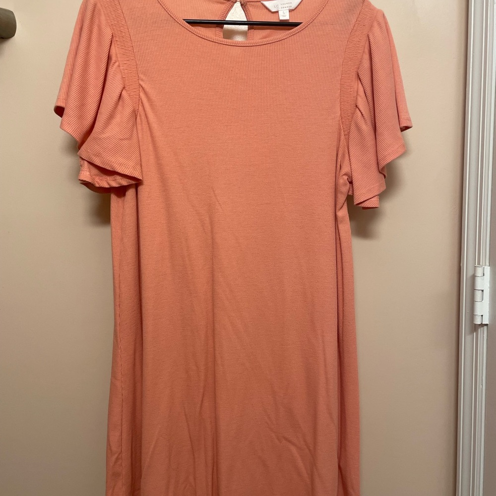 LC Lauren Conrad Coral Mini Dress